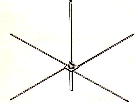 5/8th Wavelength Vertical Ground Plane Antenna
