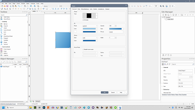 Selecting our navigational button colors