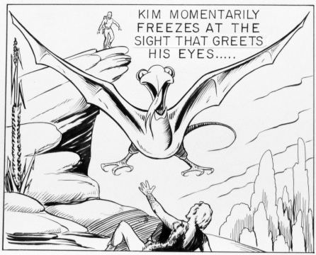 Kim momentarily freezes at the sight that greets his eyes....