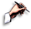 Artist hand drawing the Main Menu
